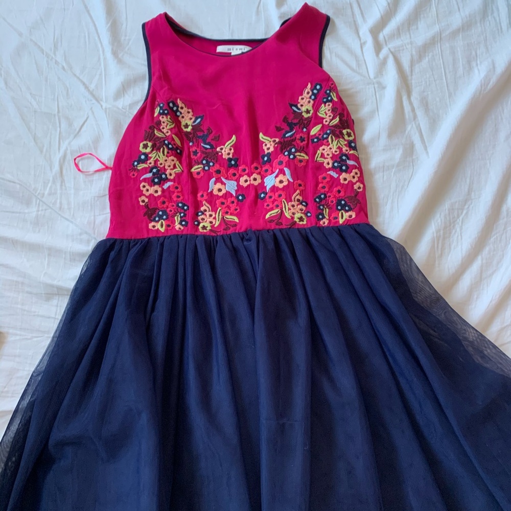 Bright floral dress